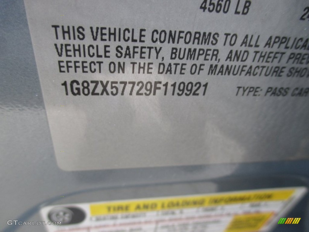 2009 Aura XR V6 - Ocean Mist / Gray photo #39