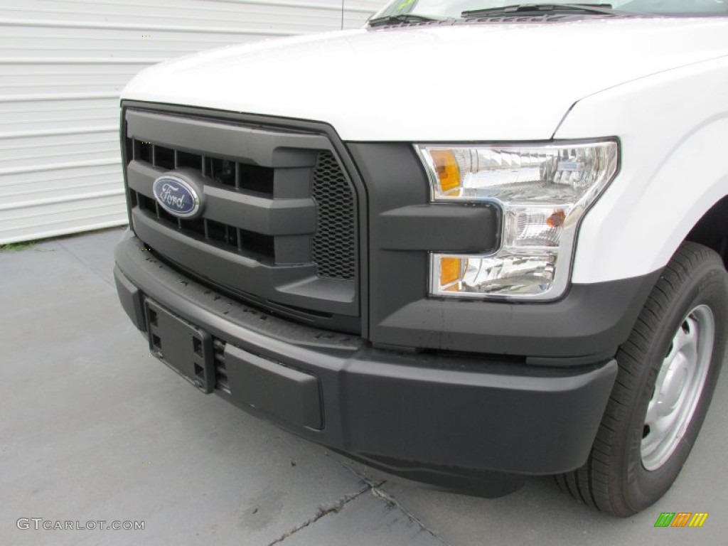 2015 F150 XL Regular Cab - Oxford White / Medium Earth Gray photo #10