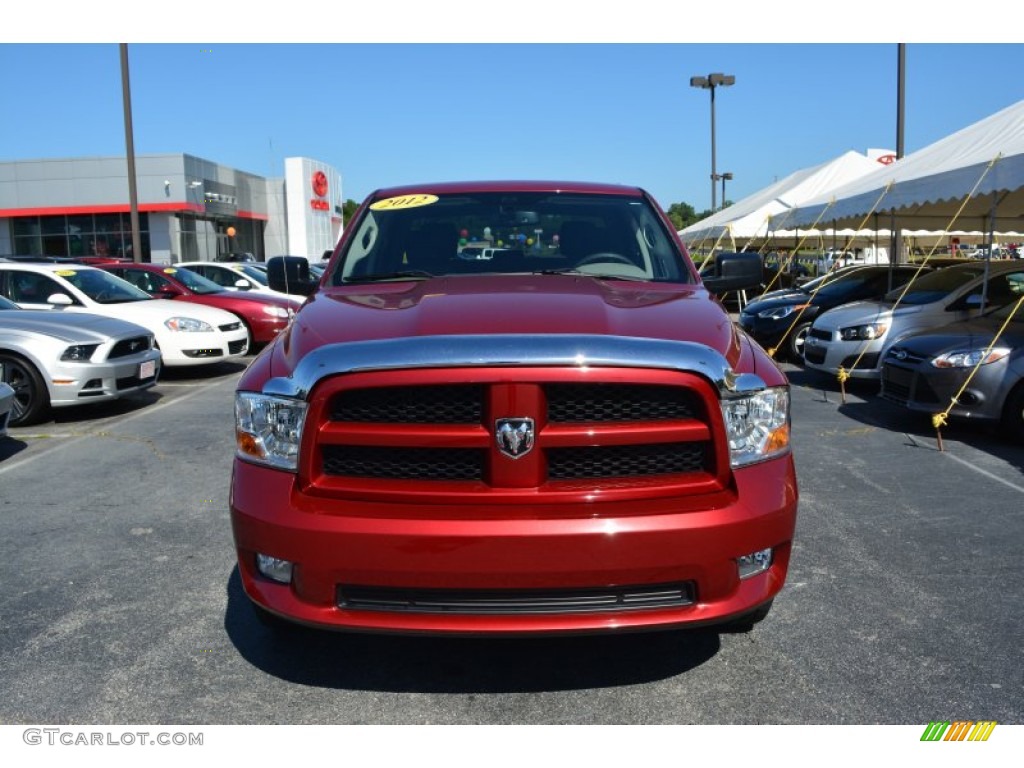 2012 Ram 1500 Express Crew Cab - Deep Molten Red Pearl / Dark Slate Gray/Medium Graystone photo #26