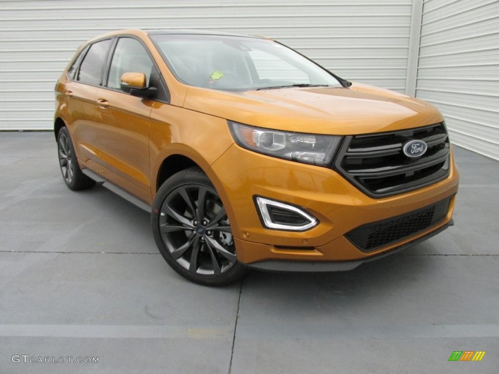 Electric Spice Metallic 2015 Ford Edge Sport Exterior Photo #104784227