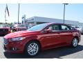 2015 Ruby Red Metallic Ford Fusion SE  photo #3