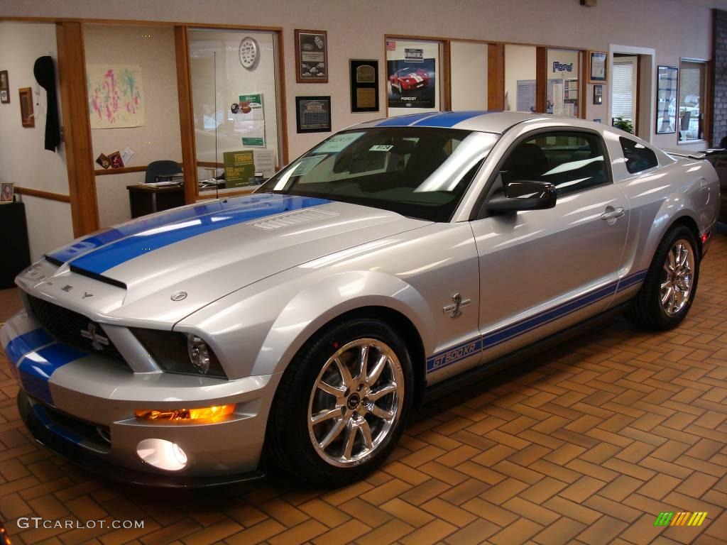 Brilliant Silver Metallic Ford Mustang