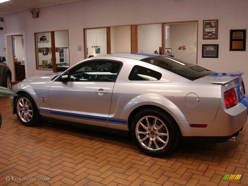2009 Mustang Shelby GT500KR Coupe - Brilliant Silver Metallic / Black/Black photo #2