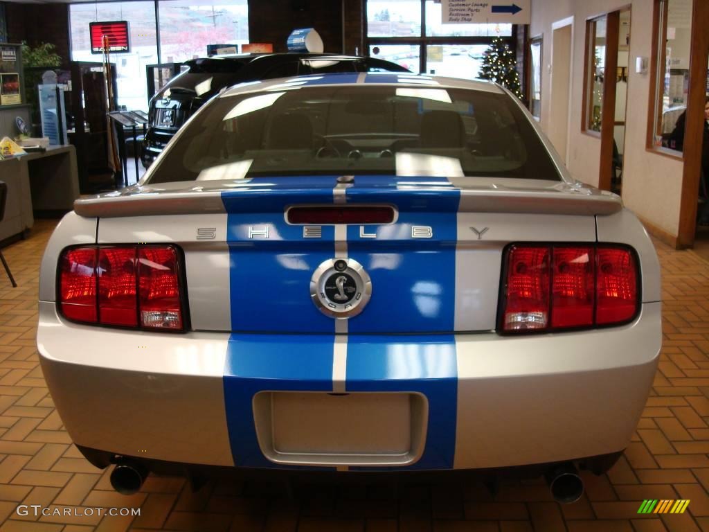 2009 Mustang Shelby GT500KR Coupe - Brilliant Silver Metallic / Black/Black photo #3