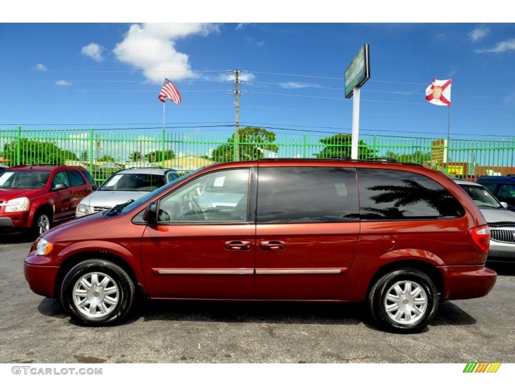 Cognac Crystal Pearl 2007 Chrysler Town & Country Touring Exterior Photo #104786278