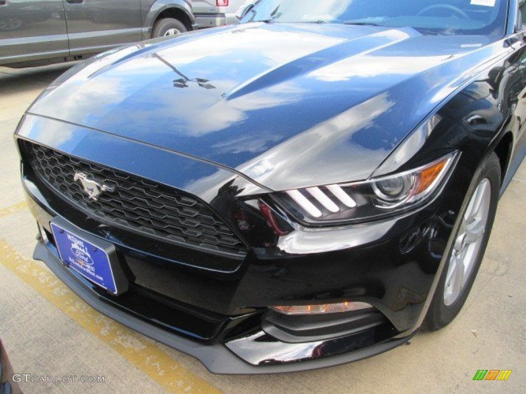 2015 Mustang V6 Coupe - Black / Ebony photo #13