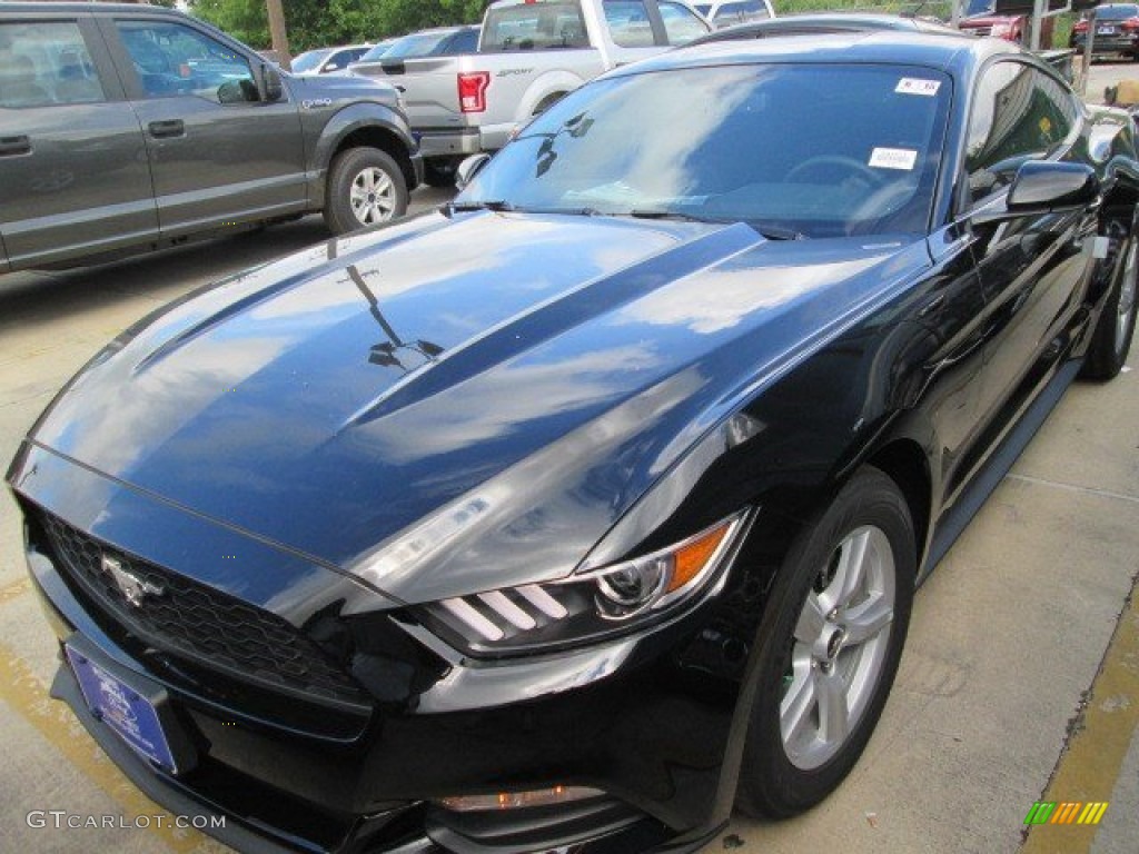 2015 Mustang V6 Coupe - Black / Ebony photo #14
