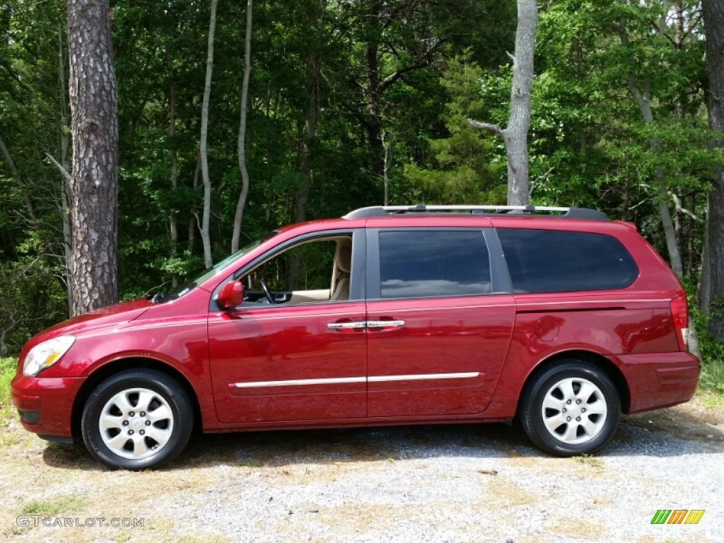 2007 Entourage GLS - Cranberry Red / Beige photo #4