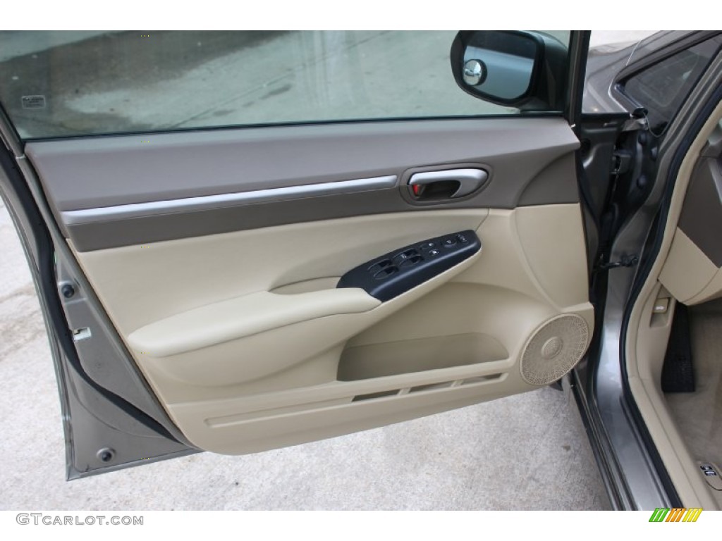 2006 Civic Hybrid Sedan - Galaxy Gray Metallic / Ivory photo #12