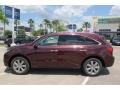 2016 Dark Cherry Pearl Acura MDX SH-AWD Advance  photo #4