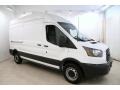 Oxford White 2015 Ford Transit Van 250 HR Long