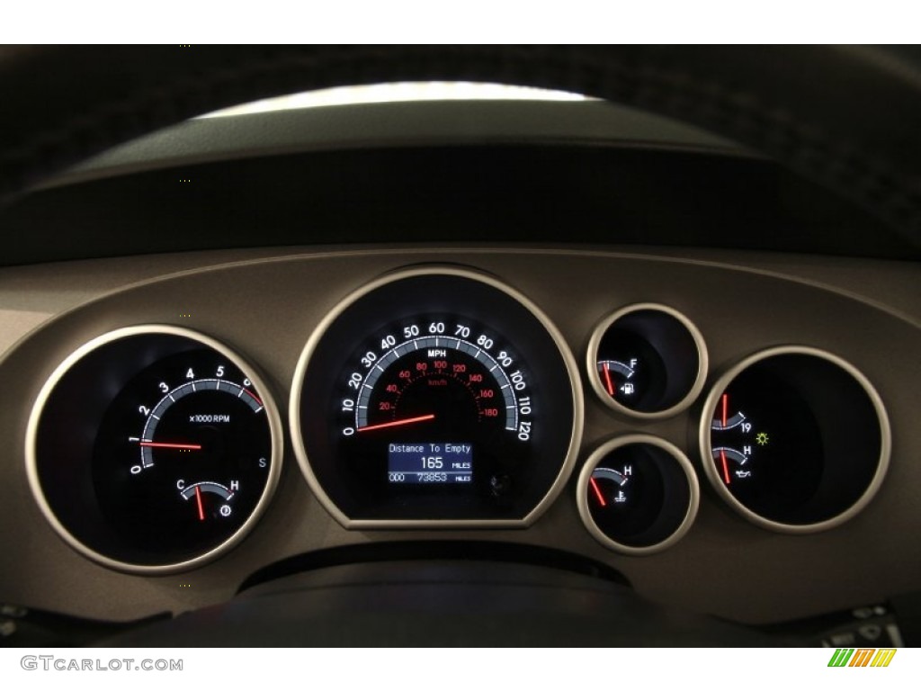 2012 Toyota Sequoia Limited 4WD Gauges Photos