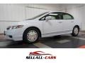 Spectrum White Pearl 2009 Honda Civic Hybrid Sedan