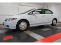 2009 Spectrum White Pearl Honda Civic Hybrid Sedan  photo #2