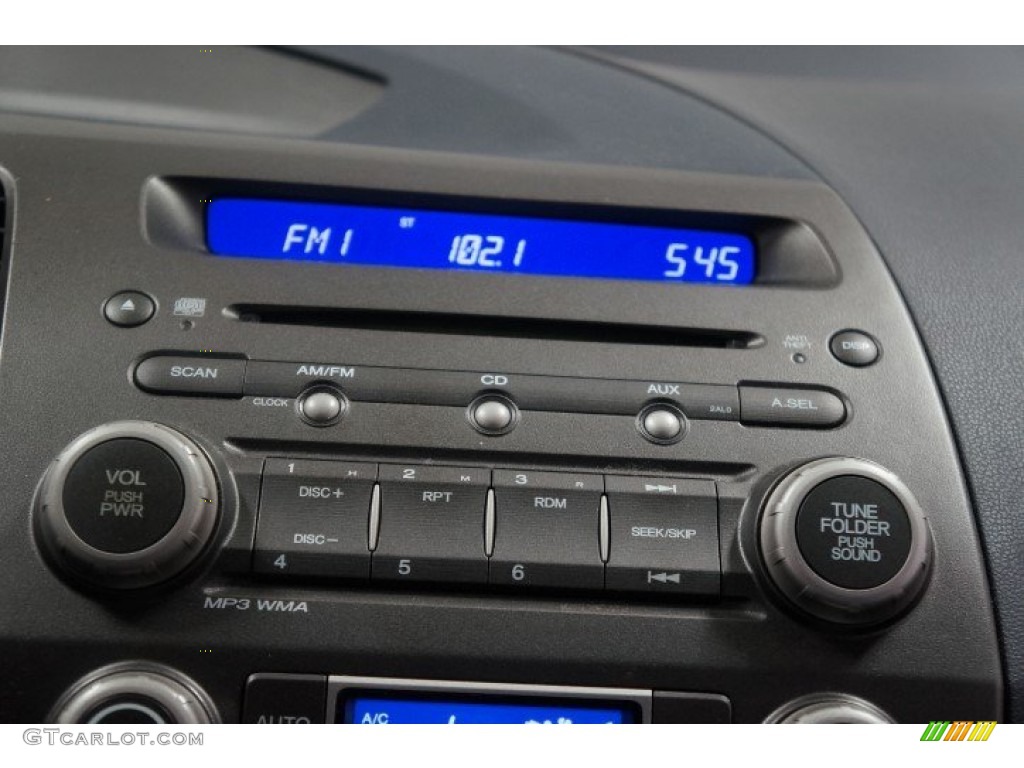 2009 Civic Hybrid Sedan - Spectrum White Pearl / Blue photo #32