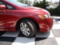 2007 Tango Red Pearl Honda Civic LX Sedan  photo #21