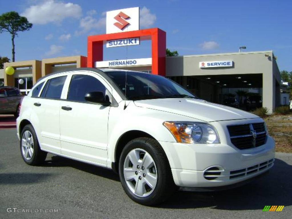 2007 Caliber SXT - Stone White / Pastel Slate Gray photo #1