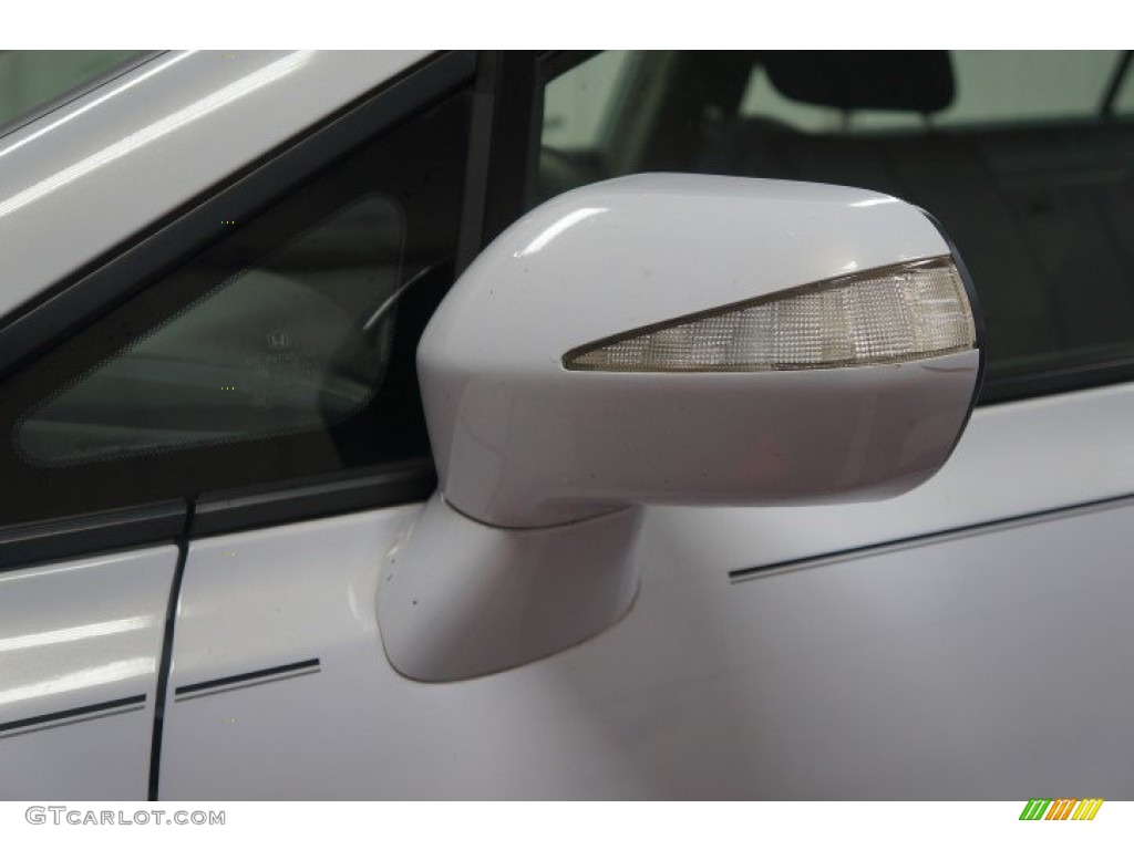 2009 Civic Hybrid Sedan - Spectrum White Pearl / Blue photo #61