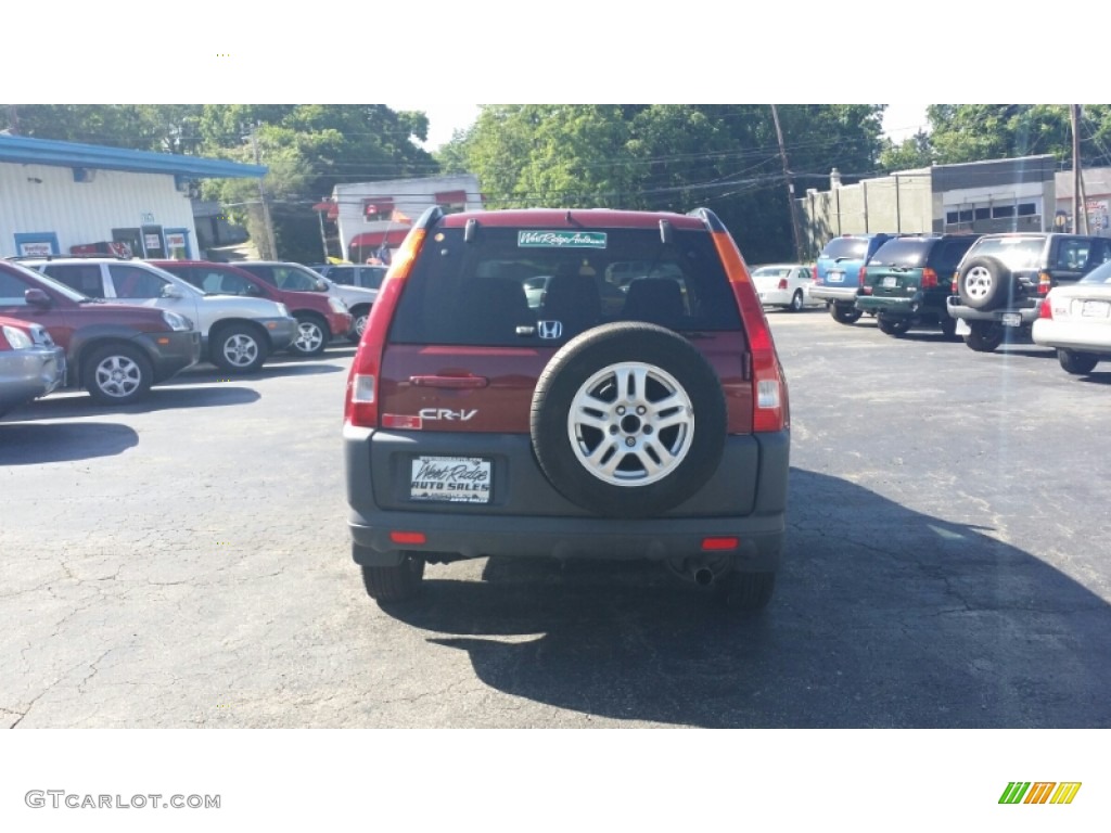 2002 CR-V EX 4WD - Chianti Red Pearl / Saddle photo #2