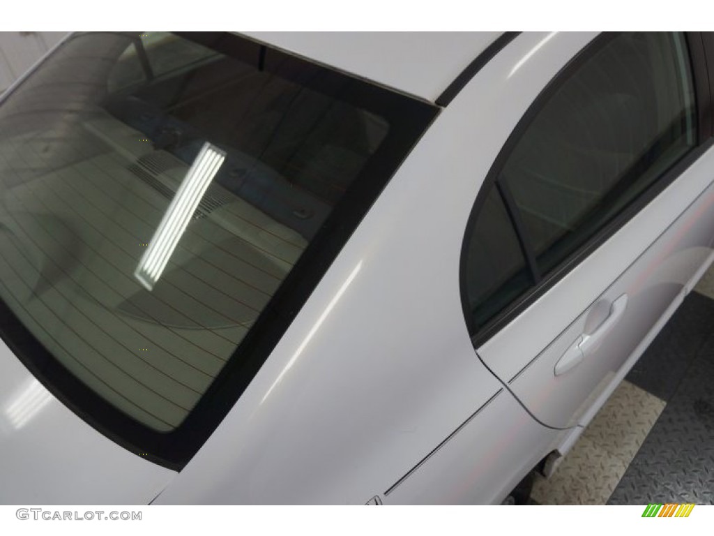 2009 Civic Hybrid Sedan - Spectrum White Pearl / Blue photo #70