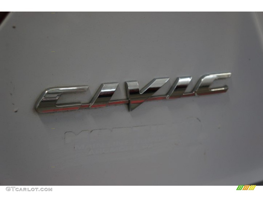 2009 Civic Hybrid Sedan - Spectrum White Pearl / Blue photo #75