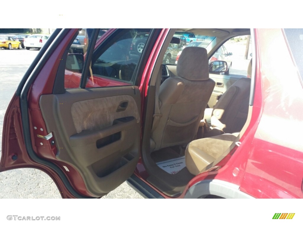 2002 CR-V EX 4WD - Chianti Red Pearl / Saddle photo #14