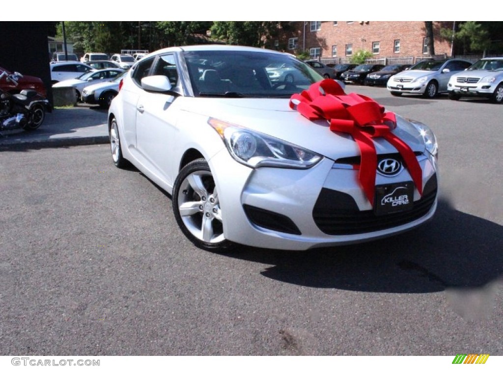 2012 Veloster  - Ironman Silver / Gray photo #1