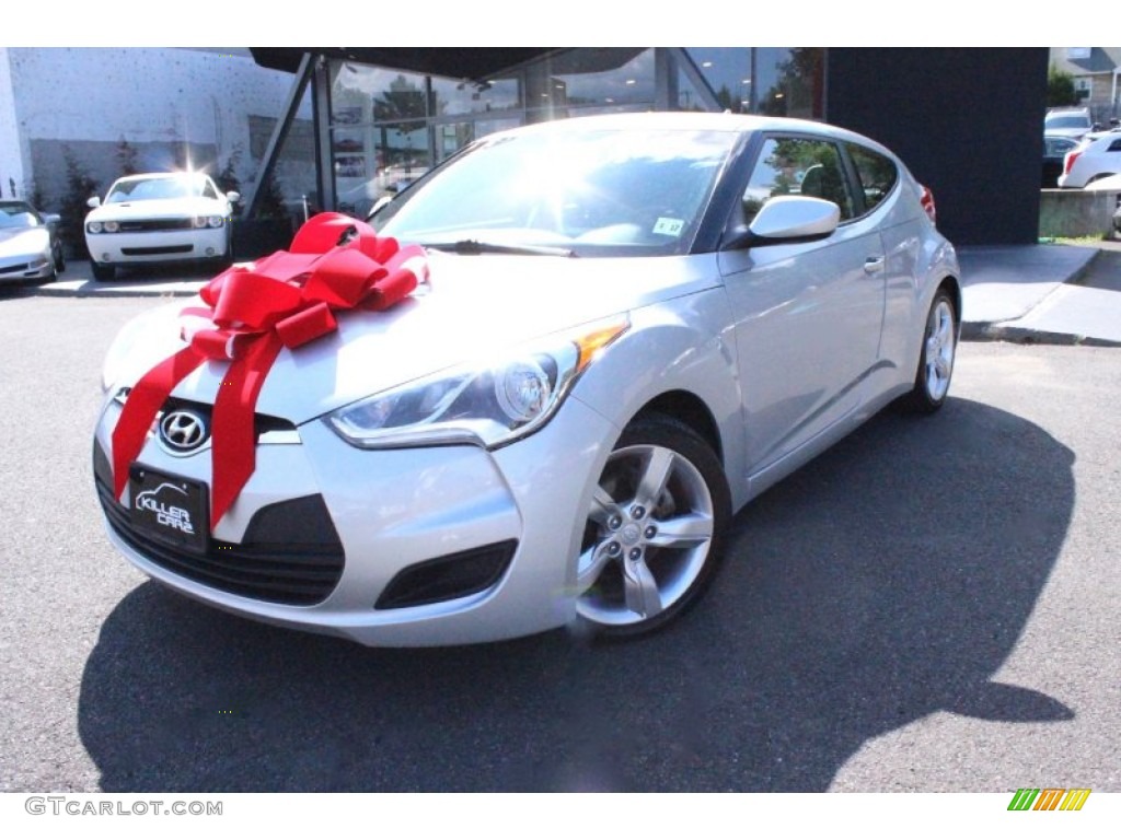 2012 Veloster  - Ironman Silver / Gray photo #3