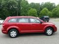 2010 Inferno Red Crystal Pearl Coat Dodge Journey SE  photo #5