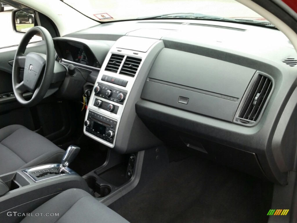 2010 Journey SE - Inferno Red Crystal Pearl Coat / Dark Slate Gray photo #6