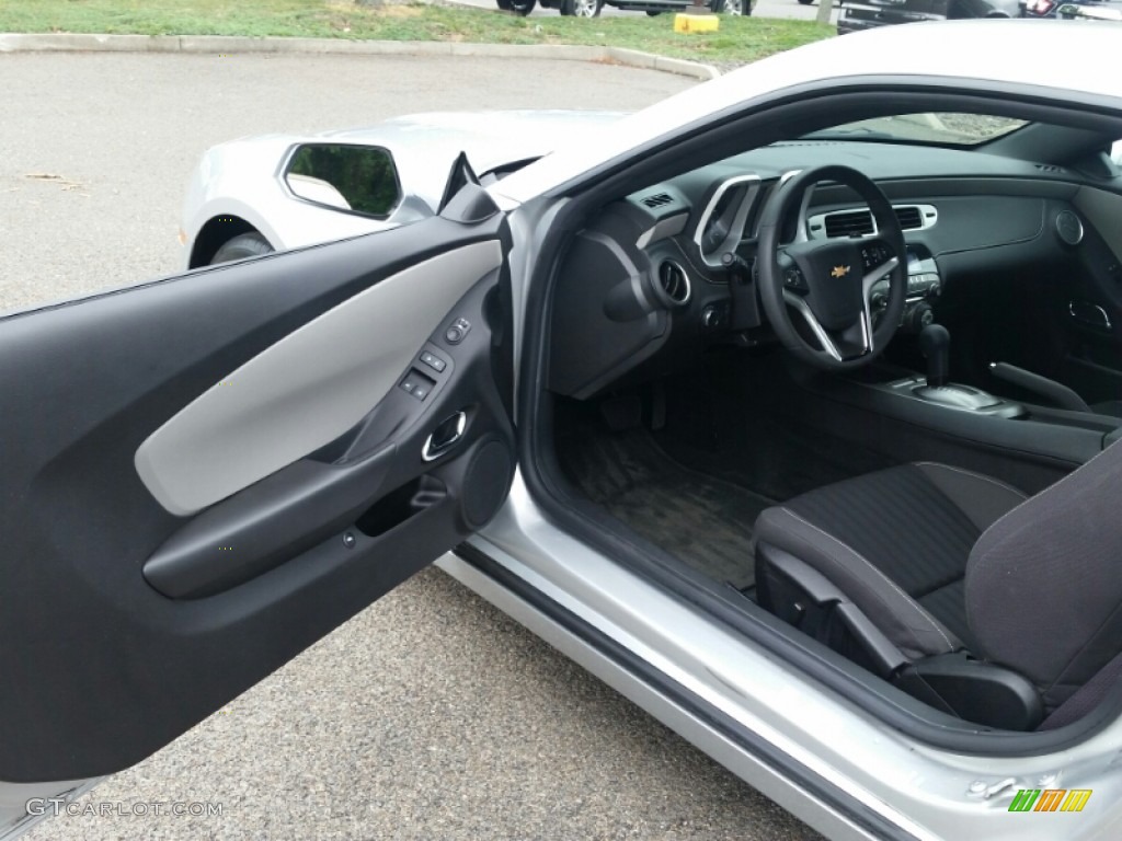 2014 Camaro LS Coupe - Silver Ice Metallic / Black photo #11