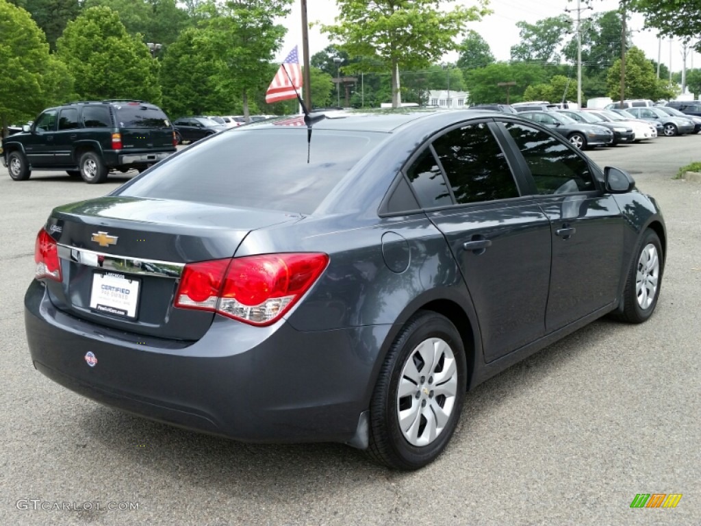 2013 Cruze LS - Cyber Gray Metallic / Jet Black/Medium Titanium photo #7