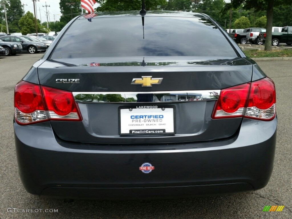 2013 Cruze LS - Cyber Gray Metallic / Jet Black/Medium Titanium photo #8