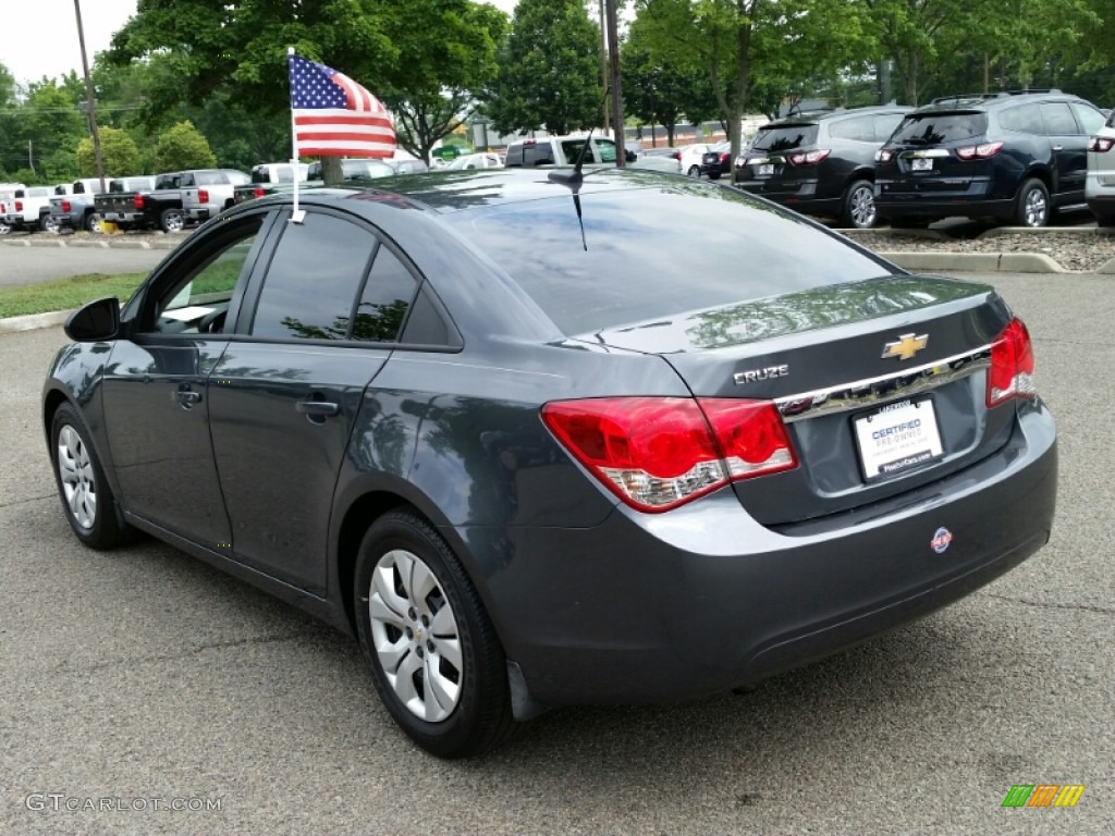 2013 Cruze LS - Cyber Gray Metallic / Jet Black/Medium Titanium photo #9
