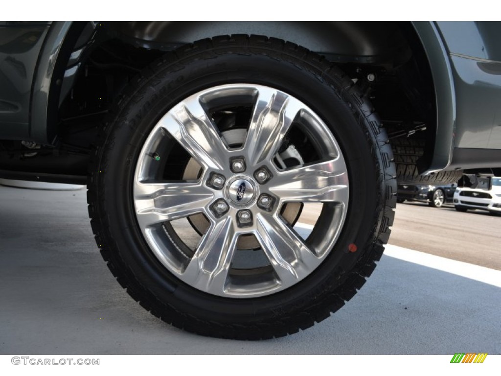 2015 F150 Platinum SuperCrew 4x4 - Guard Metallic / Platinum Black photo #6
