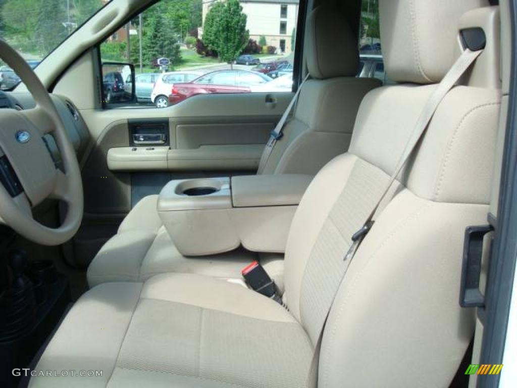 2006 F150 XLT SuperCab 4x4 - Oxford White / Tan photo #10