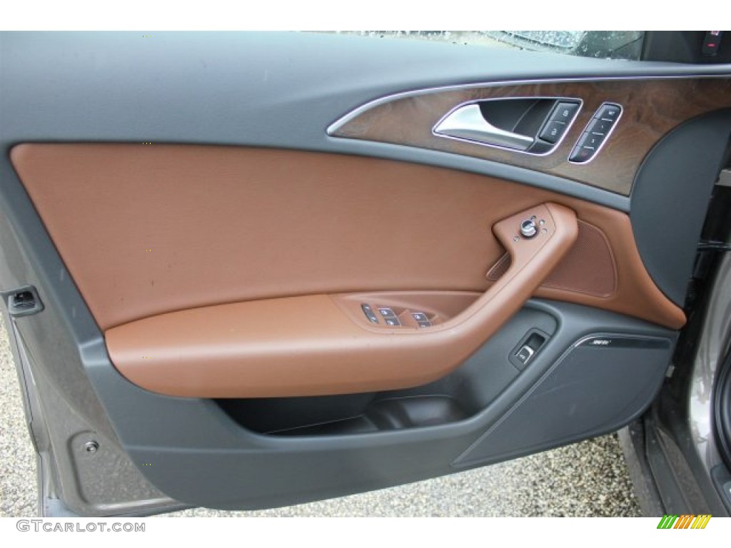 2016 A6 2.0 TFSI Premium Plus quattro - Dakota Grey Metallic / Nougat Brown photo #8
