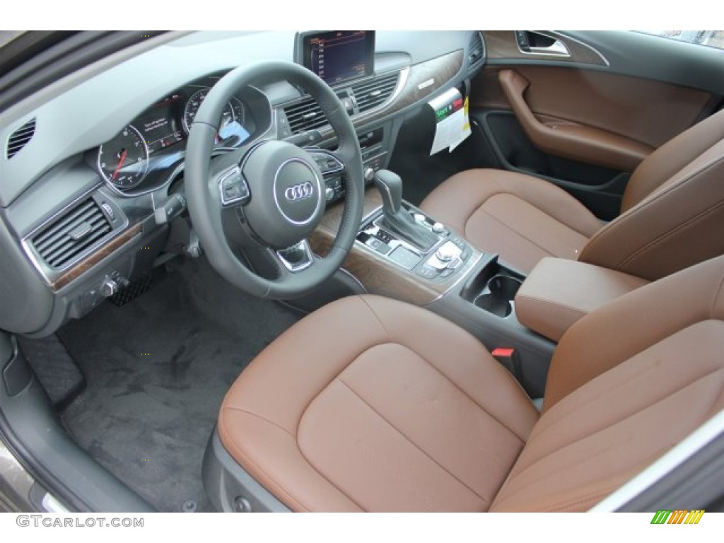 2016 A6 2.0 TFSI Premium Plus quattro - Dakota Grey Metallic / Nougat Brown photo #13