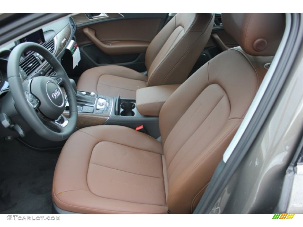 2016 A6 2.0 TFSI Premium Plus quattro - Dakota Grey Metallic / Nougat Brown photo #14