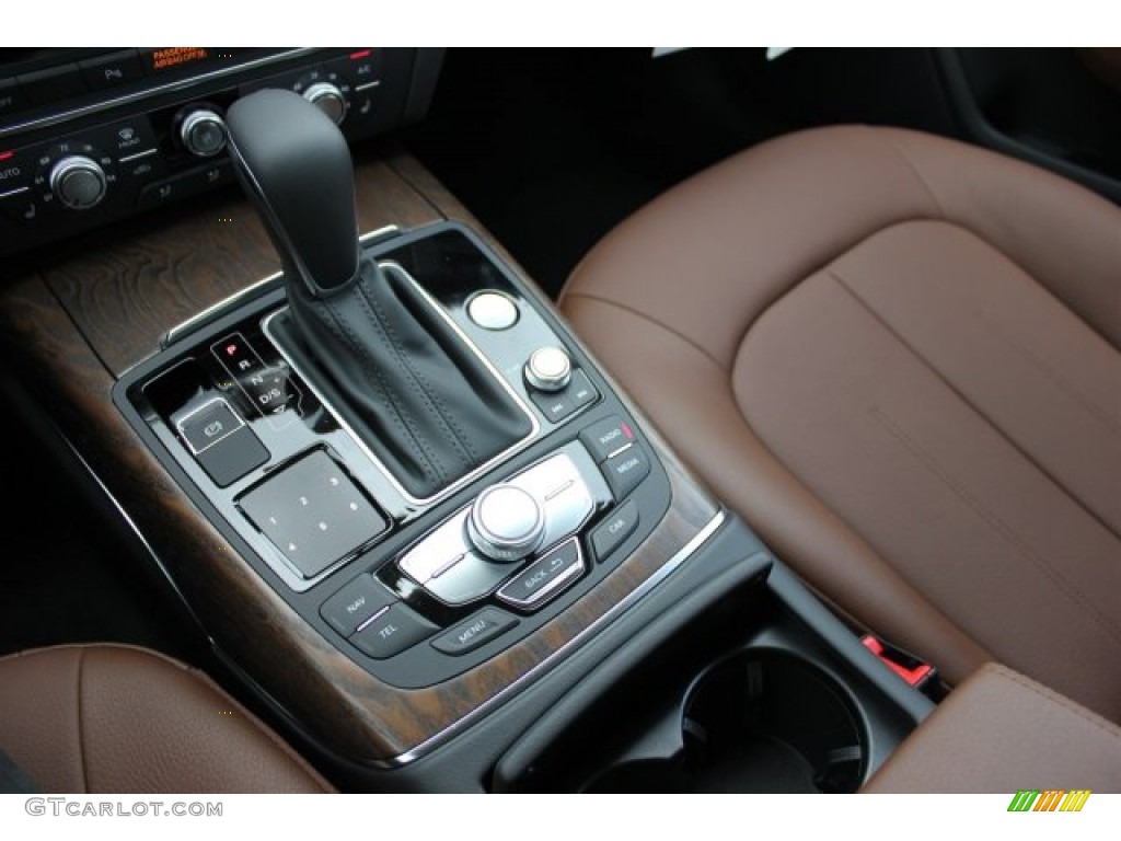 2016 A6 2.0 TFSI Premium Plus quattro - Dakota Grey Metallic / Nougat Brown photo #16