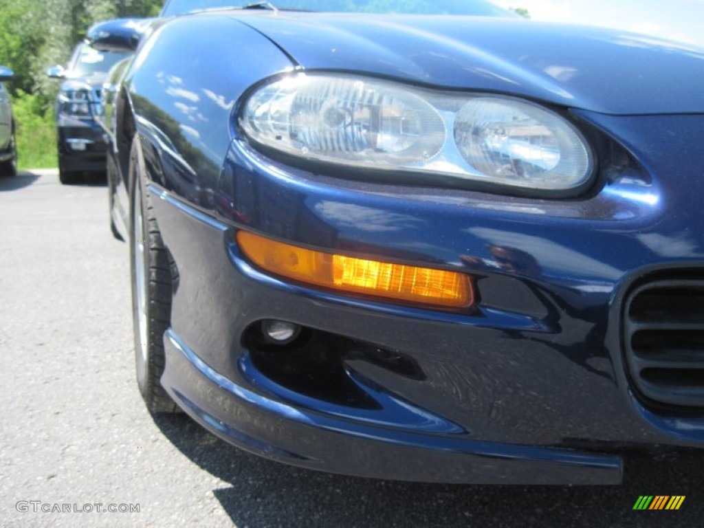 2001 Camaro Z28 Convertible - Navy Blue Metallic / Neutral photo #5