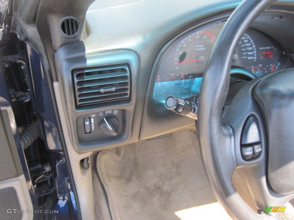 2001 Camaro Z28 Convertible - Navy Blue Metallic / Neutral photo #16