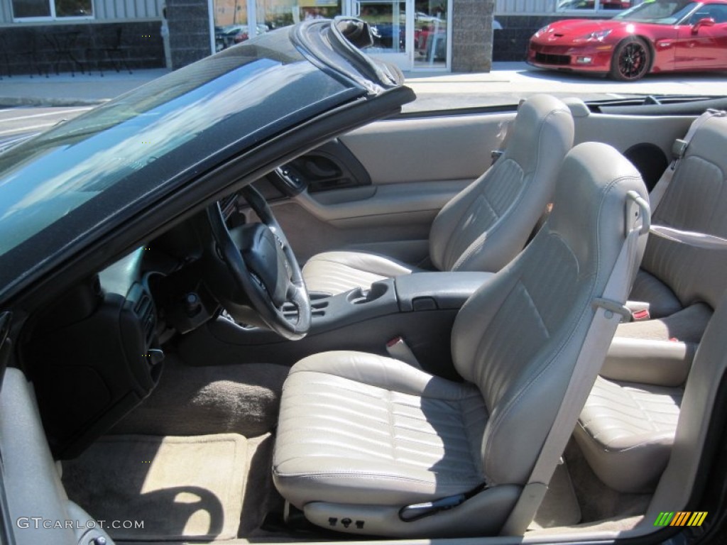 2001 Camaro Z28 Convertible - Navy Blue Metallic / Neutral photo #17