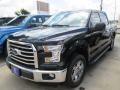 2015 Tuxedo Black Metallic Ford F150 XLT SuperCrew  photo #9