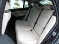 2016 BMW X4 Ivory White Interior Rear Seat Photo