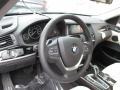 2016 BMW X4 Ivory White Interior Steering Wheel Photo