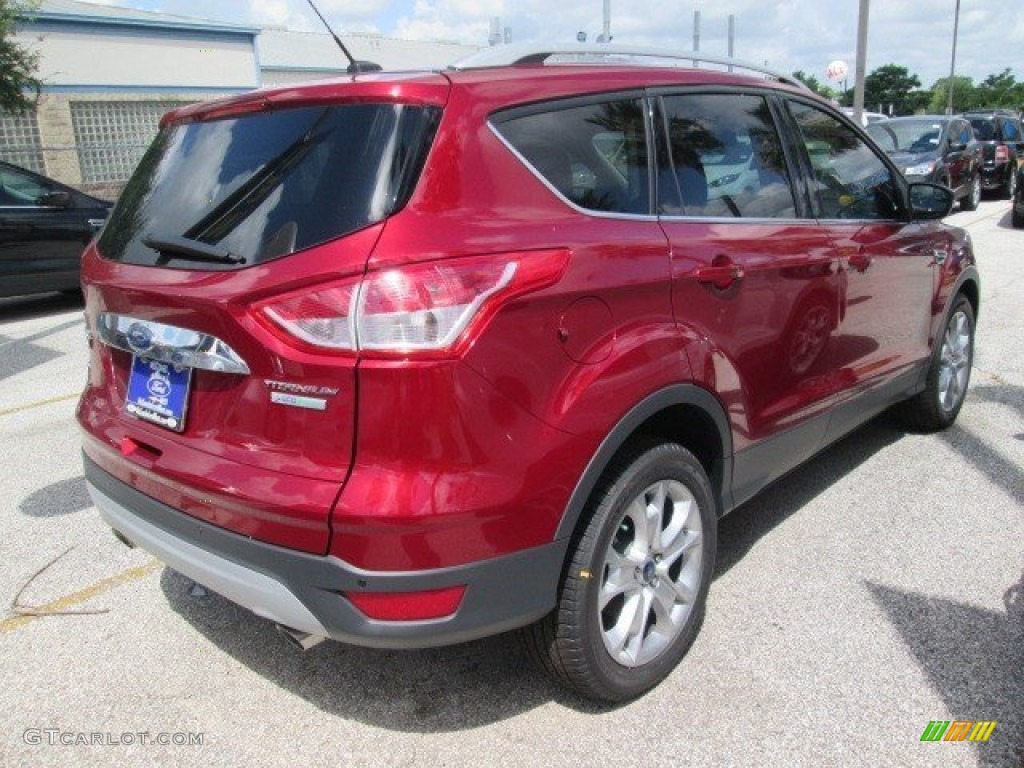 2015 Escape Titanium - Ruby Red Metallic / Medium Light Stone photo #11