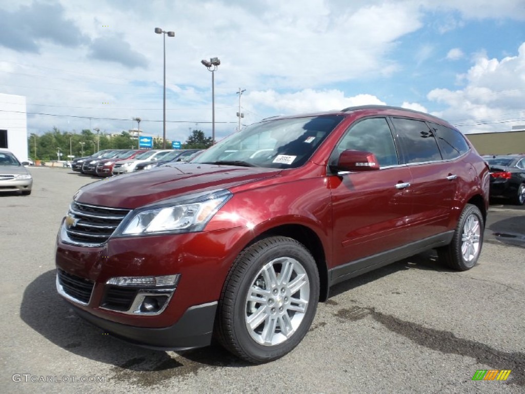 2015 Traverse LT AWD - Siren Red Tintcoat / Ebony photo #1