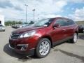 2015 Siren Red Tintcoat Chevrolet Traverse LT AWD  photo #1