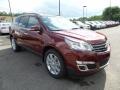 2015 Siren Red Tintcoat Chevrolet Traverse LT AWD  photo #3